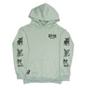 heavy metal hounds unisex hoodie | chihuahua | sage