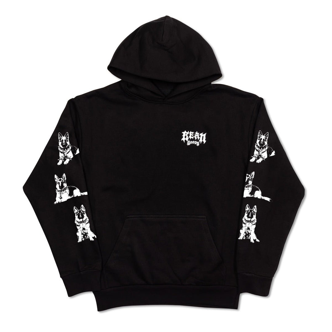 heavy metal hounds unisex hoodie | german shepherd - bean goods