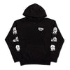 heavy metal hounds unisex hoodie | pomeranian