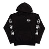 heavy metal hounds unisex hoodie | pug