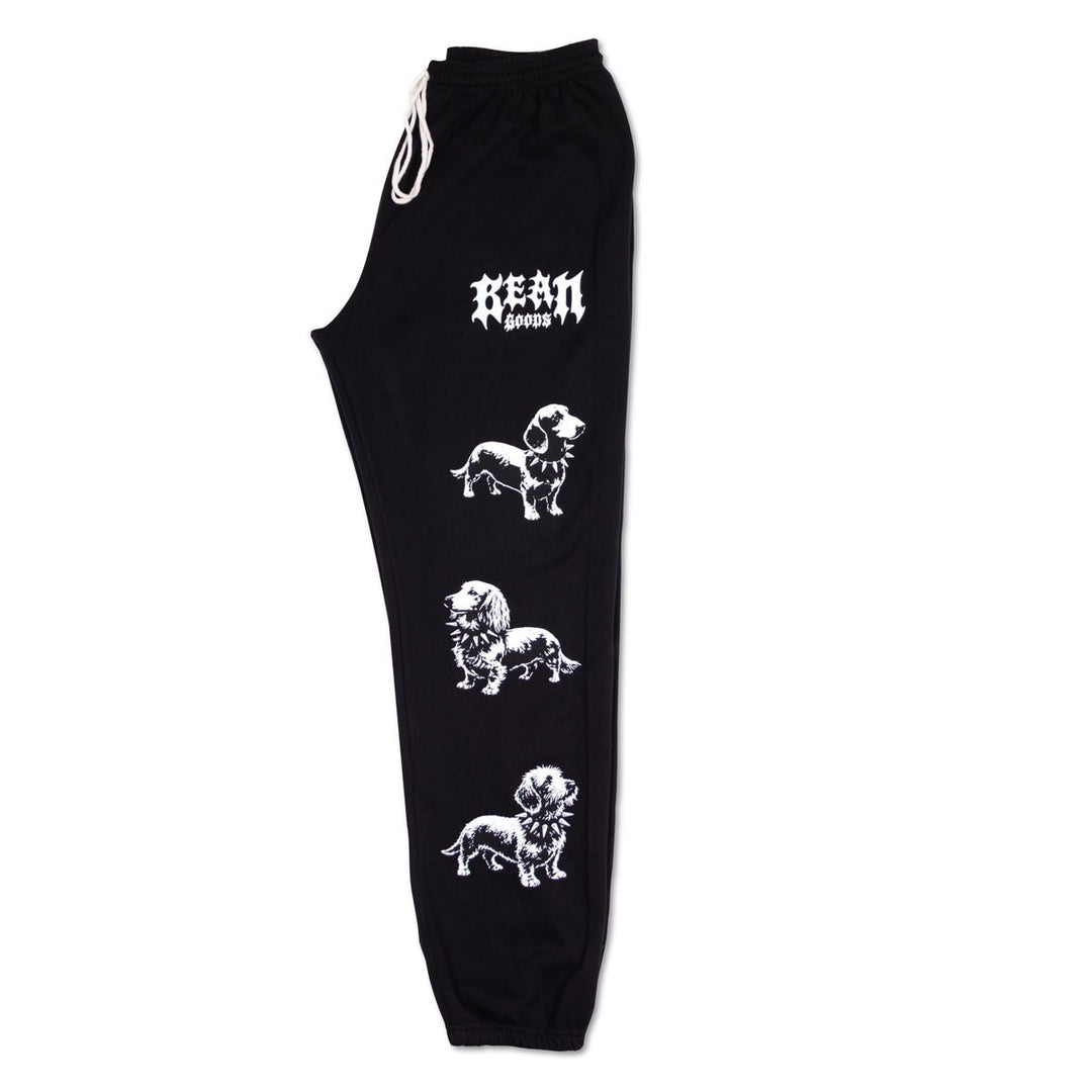 heavy metal hounds unisex scrunch sweatpants - bean goods