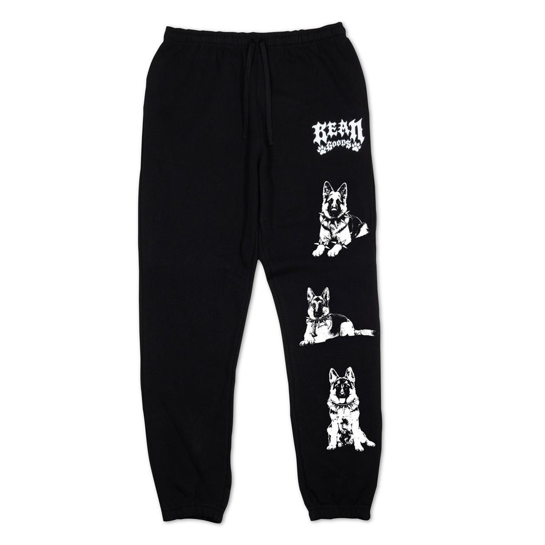 heavy metal hounds unisex scrunch sweatpants | german shepherd - bean goods