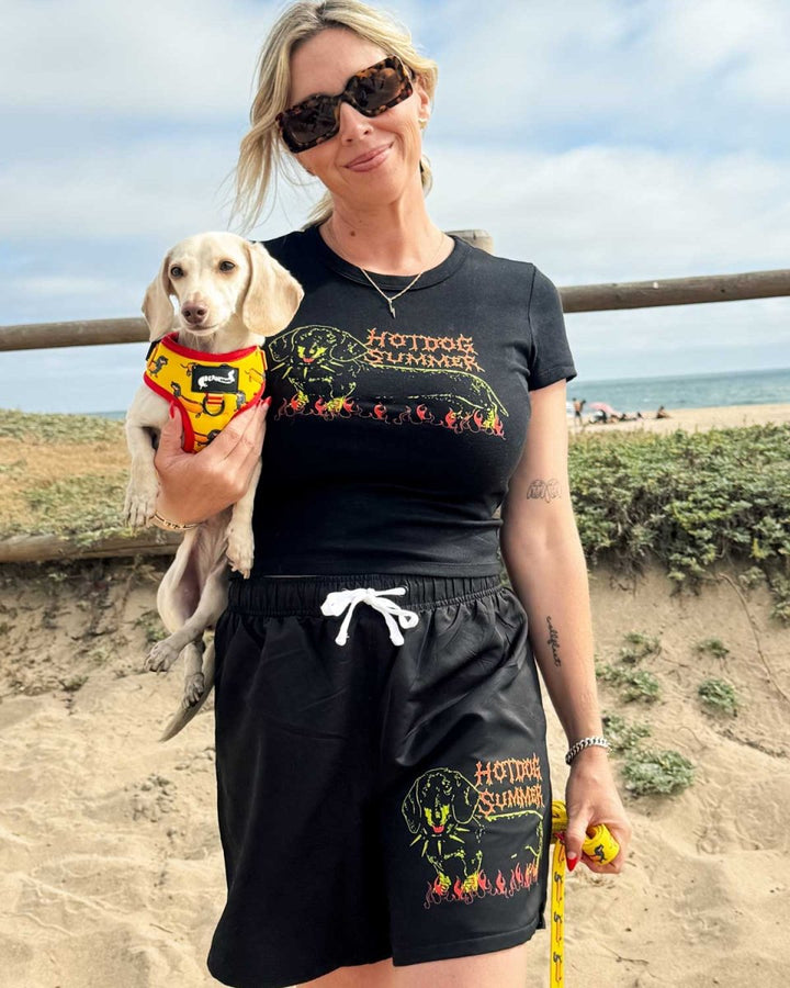 hot dog summer running shorts - bean goods