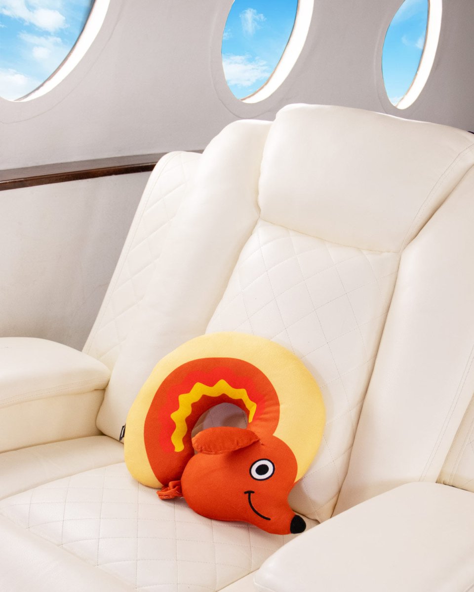 hot dog travel pillow - bean goods