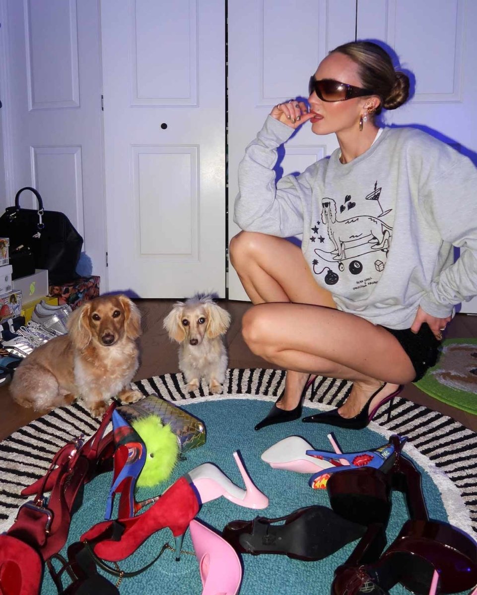 hot dogs & high heels society unisex crew sweatshirt - bean goods