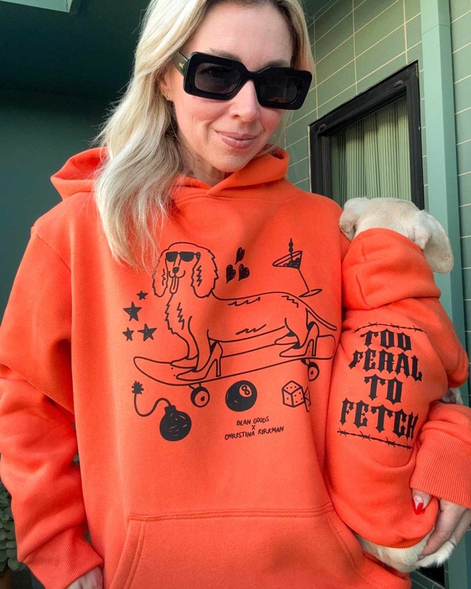 hot dogs & high heels society unisex hoodie - bean goods
