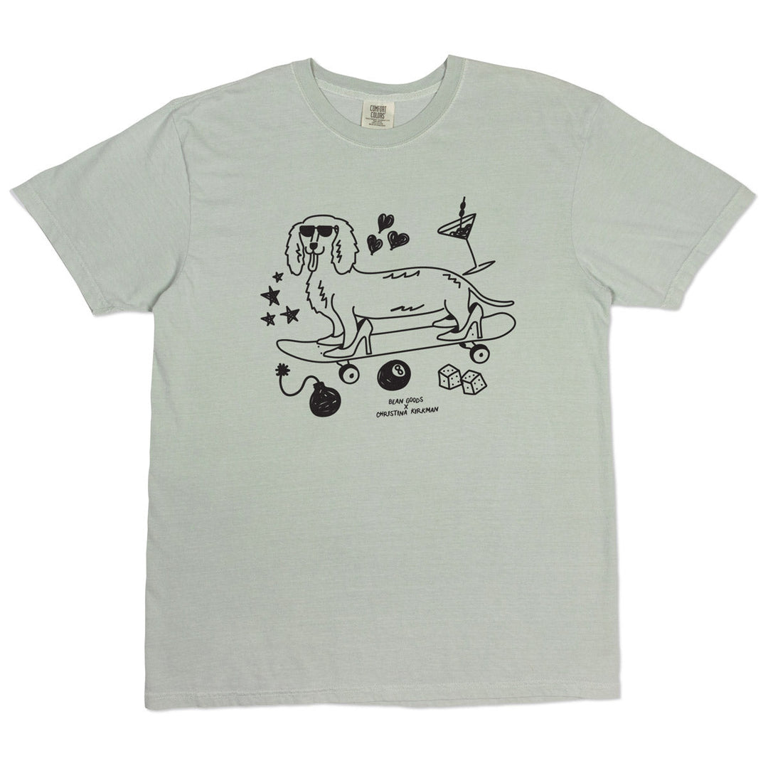 hot dogs & high heels society unisex tee - bean goods