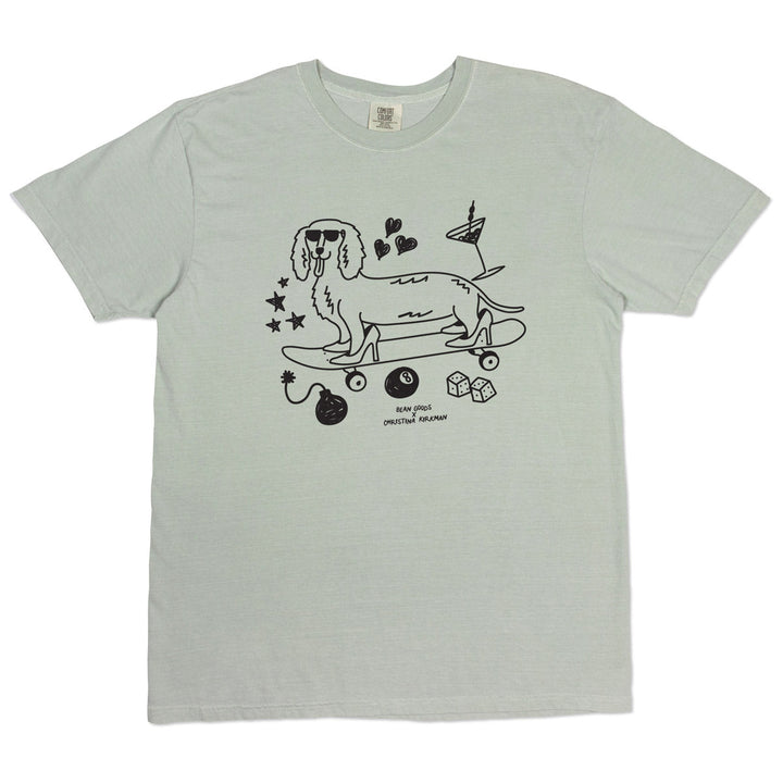 hot dogs & high heels society unisex tee - bean goods