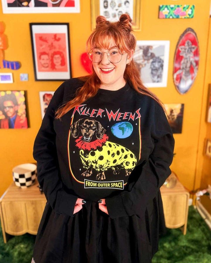 killer weens unisex crew sweatshirt - bean goods