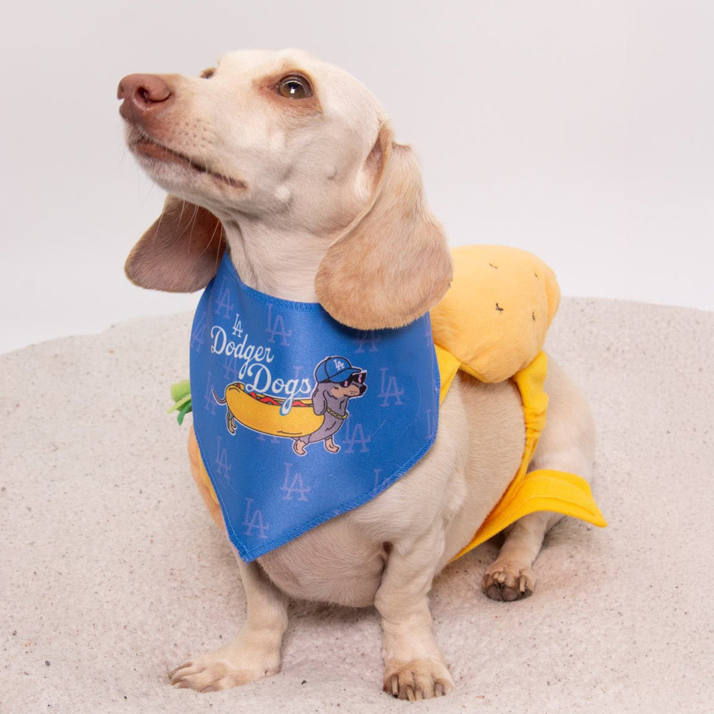 LA dodger dogs bandana - bean goods