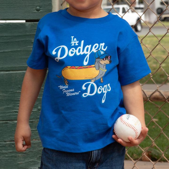 la dodger dogs toddler tee - bean goods