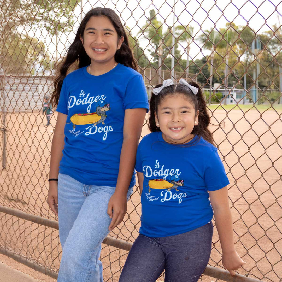 la dodger dogs youth tee - bean goods
