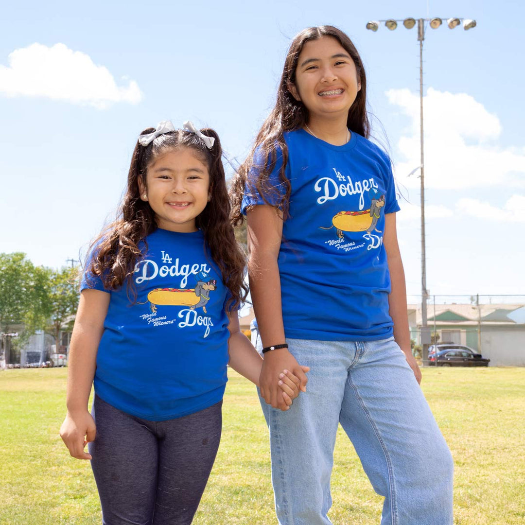 la dodger dogs youth tee - bean goods