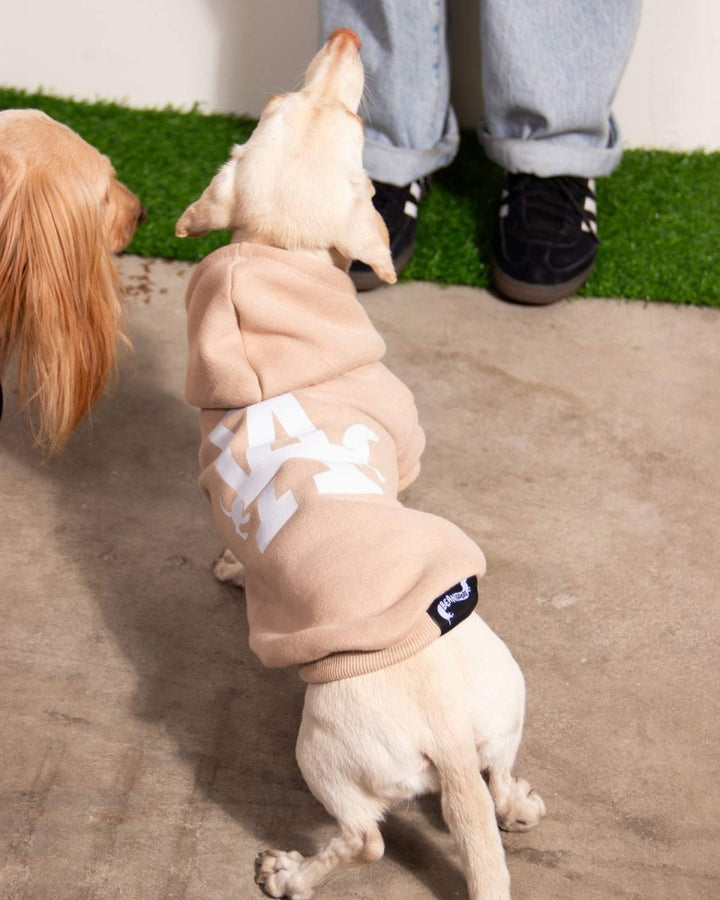 LA weens doxie hoodie | blonde - bean goods