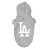 LA weens doxie hoodie | heather grey