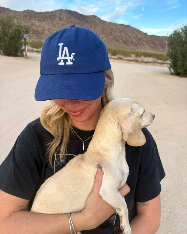 LA weens embroidered dad hat - bean goods