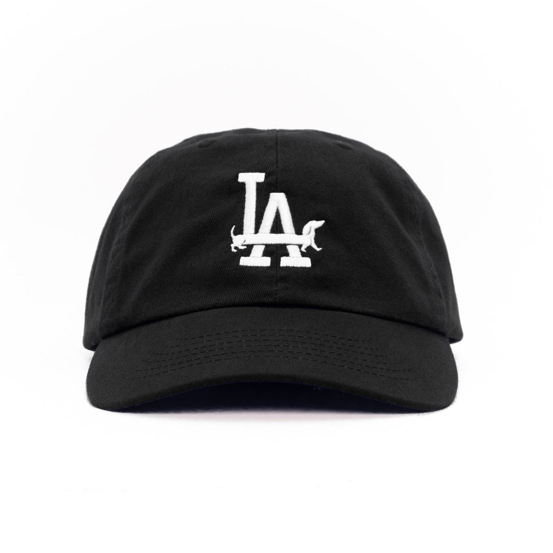 LA weens embroidered dad hat | black - bean goods