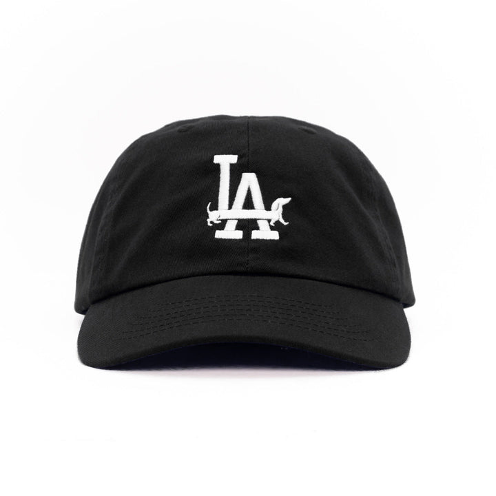 LA weens embroidered dad hat | black - bean goods