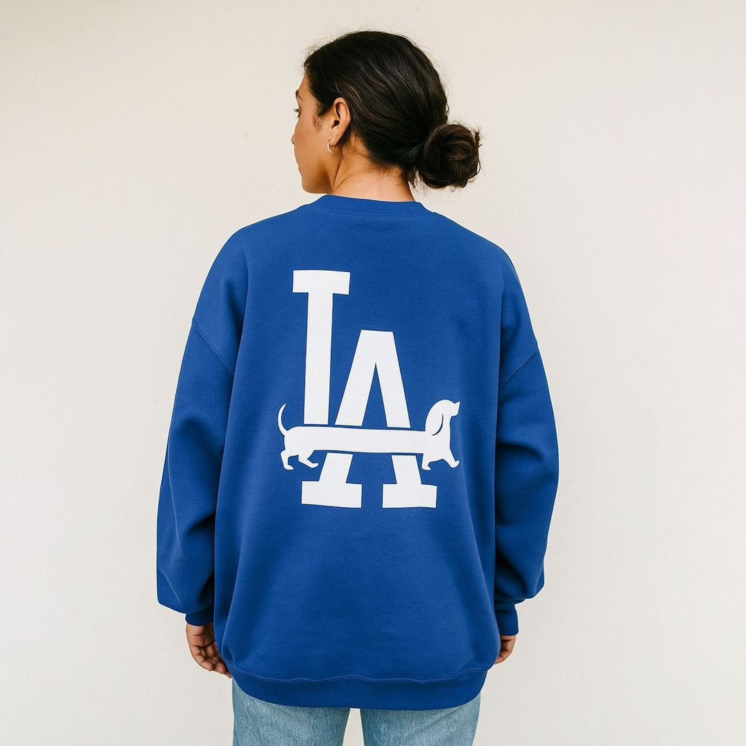LA weens unisex premium crew sweatshirt - bean goods