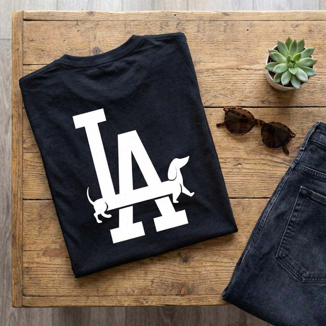 LA WEENS unisex tee | black - bean goods