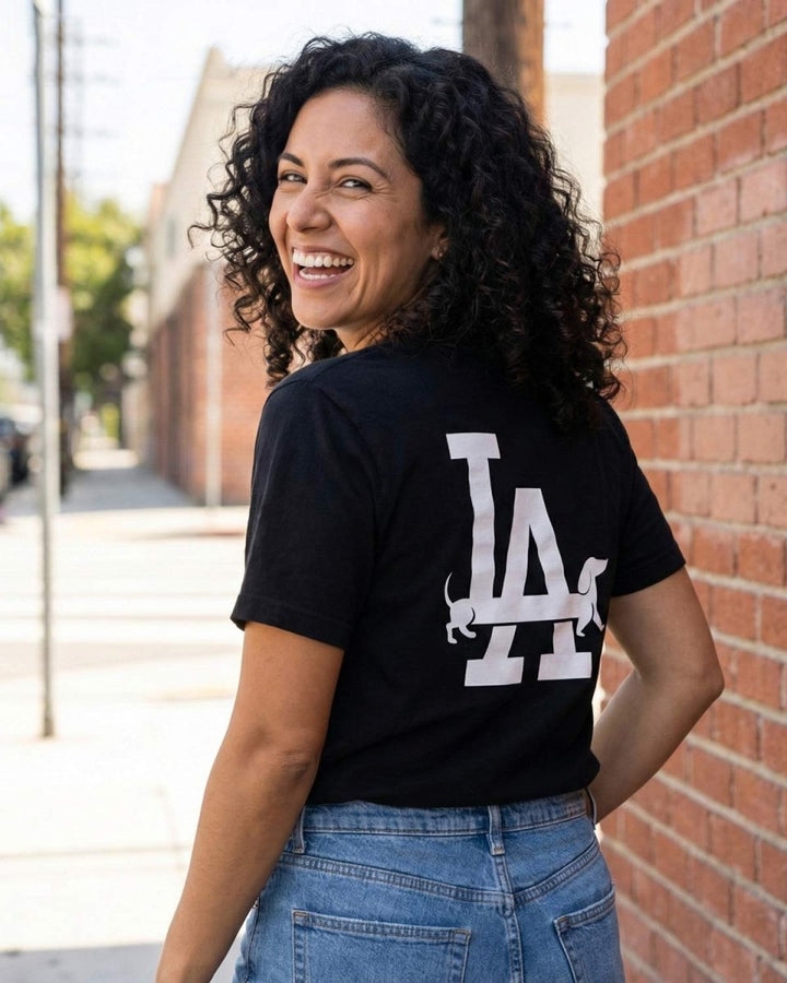 LA WEENS unisex tee | black - bean goods