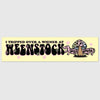 *limited edition* weenstock bumper sticker