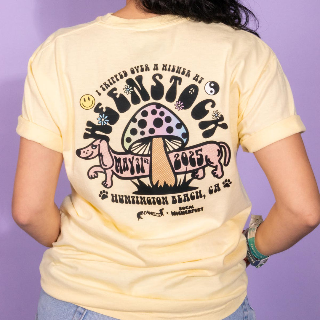 *limited edition* weenstock unisex tee | banana - bean goods