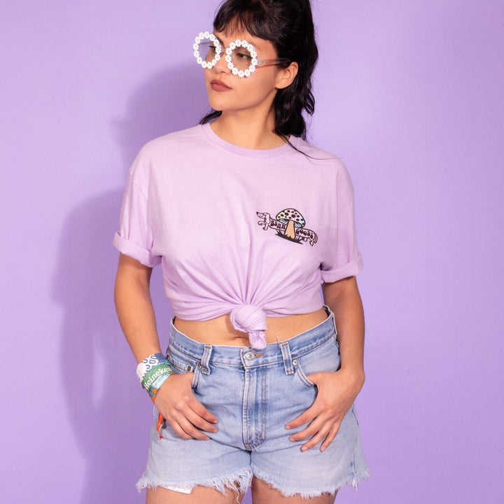 *limited edition* weenstock unisex tee | puppy purple - bean goods