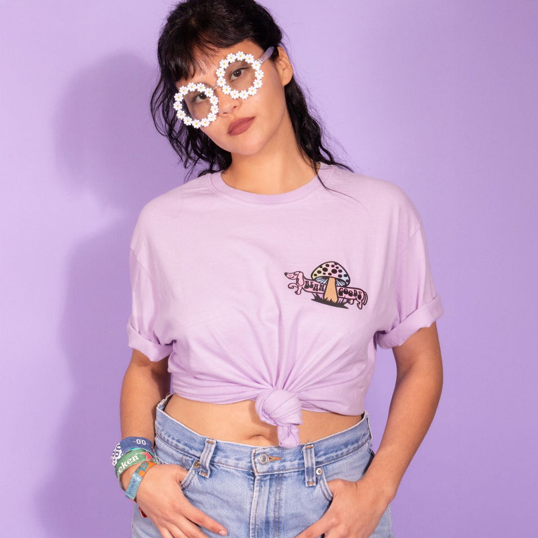 *limited edition* weenstock unisex tee | puppy purple - bean goods