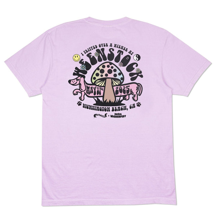 *limited edition* weenstock unisex tee | puppy purple - bean goods
