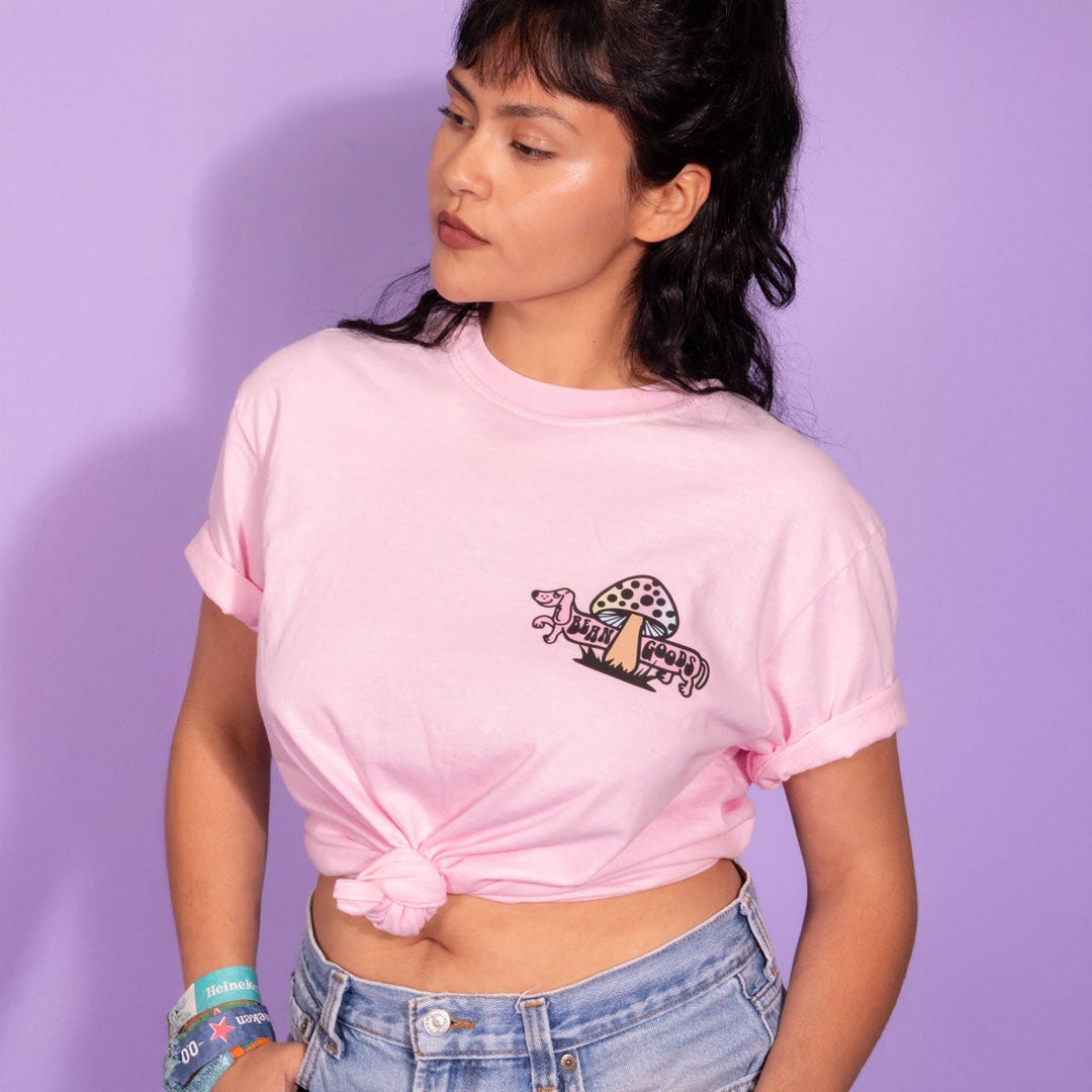 *limited edition* weenstock unisex tee | ween pink - bean goods