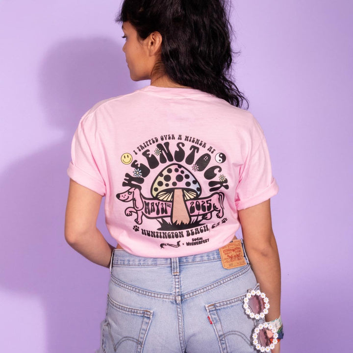 *limited edition* weenstock unisex tee | ween pink - bean goods