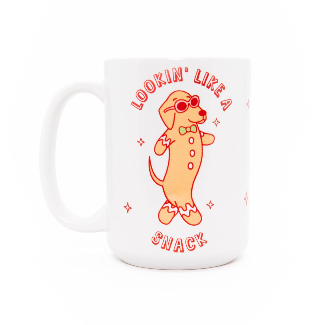 lookin like a snack 15 oz mug - bean goods