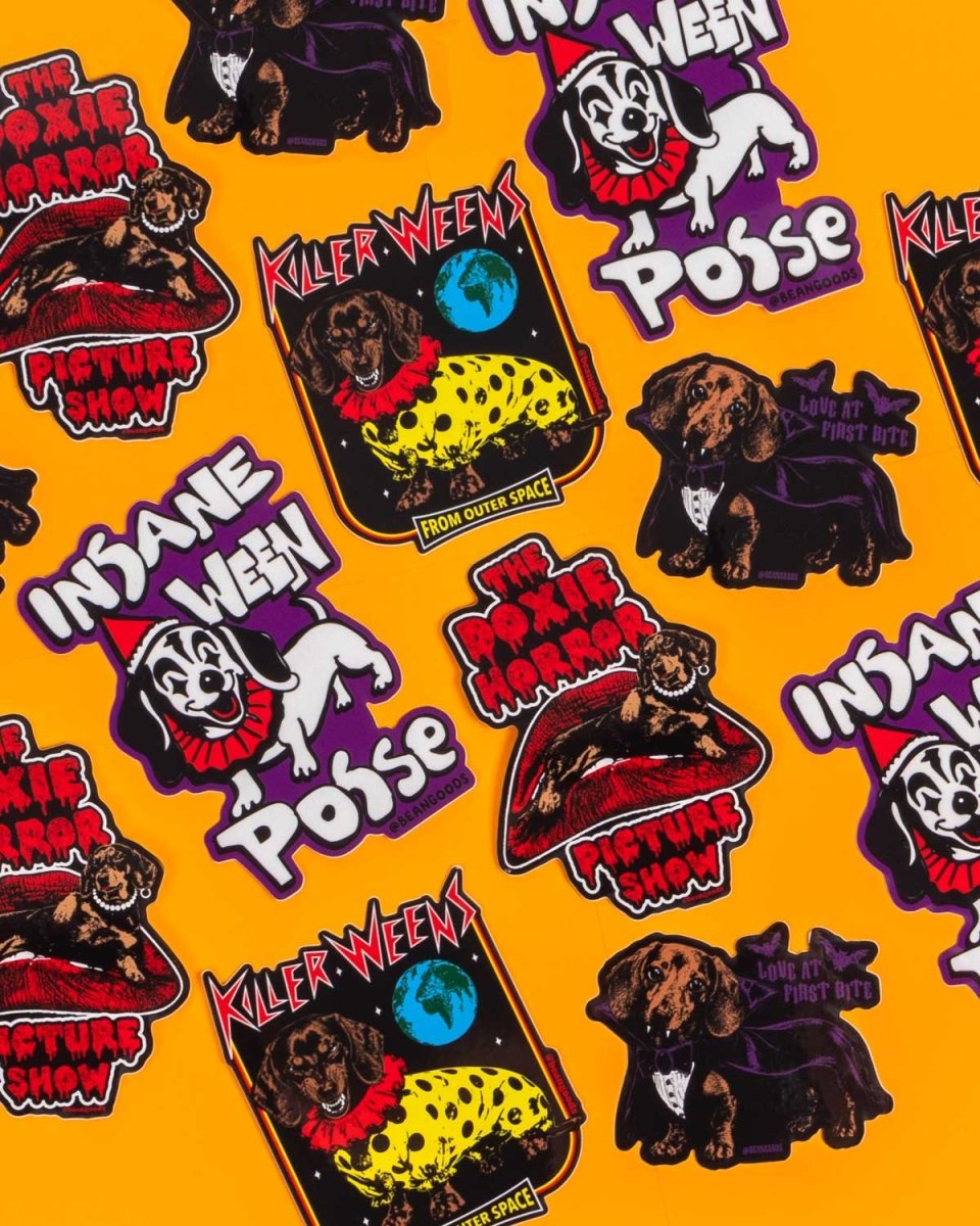 love at first bite sticker - bean goods
