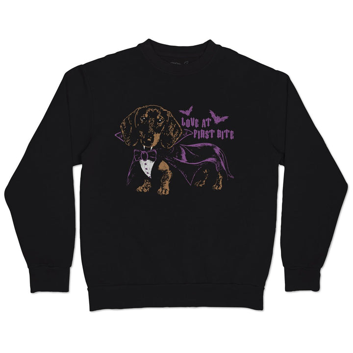 love at first bite unisex crew sweatshirt - bean goods
