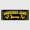 lowrider club bumper sticker