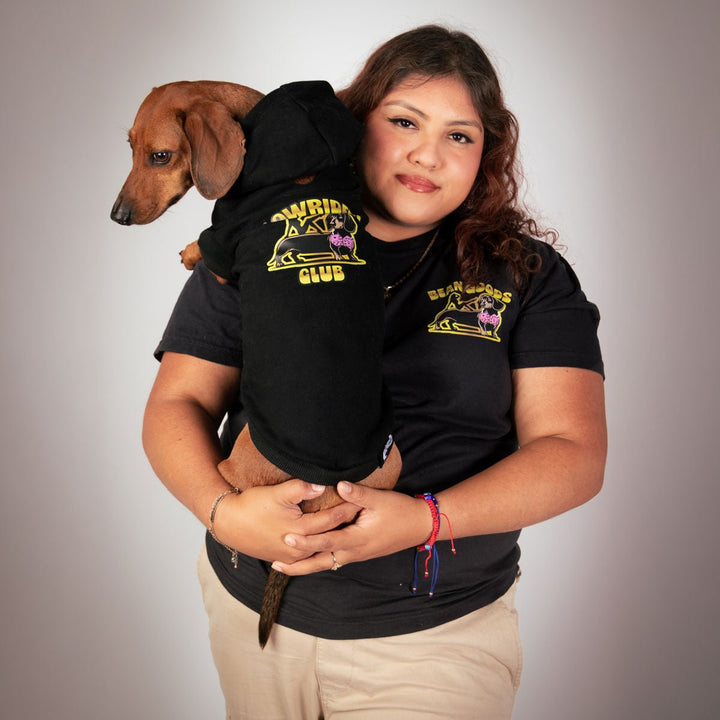 lowrider club doxie hoodie - bean goods
