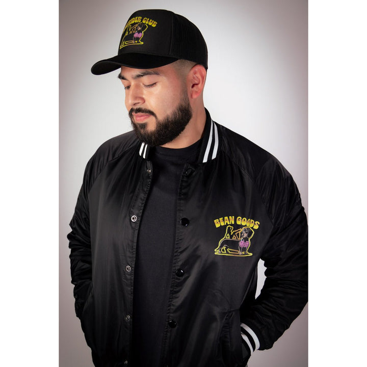 lowrider club unisex varsity bomber jacket - bean goods