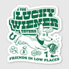 lucky wiener tavern sticker