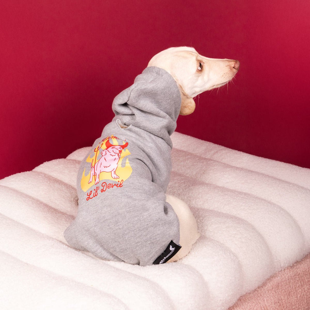 mama’s little devil doxie hoodie - bean goods