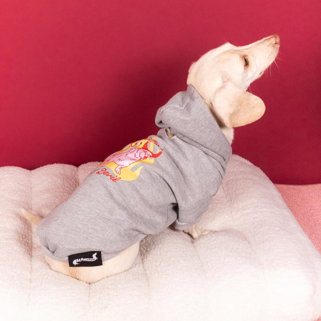 mama’s little devil doxie hoodie - bean goods