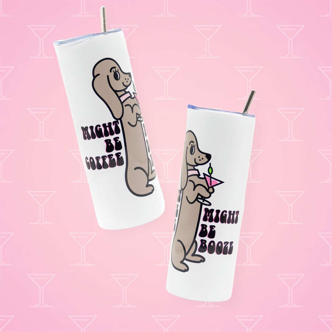 might be coffee, might be booze tumbler - bean goods