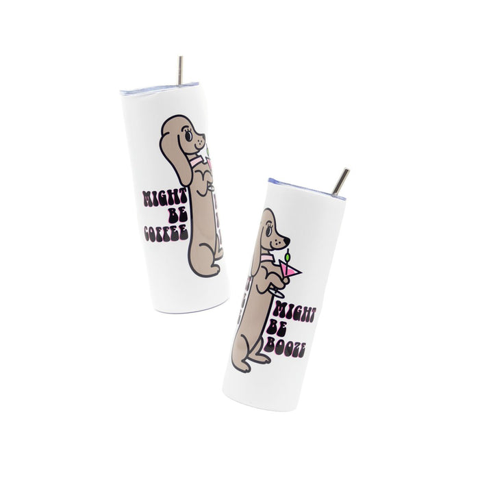 might be coffee, might be booze tumbler - bean goods