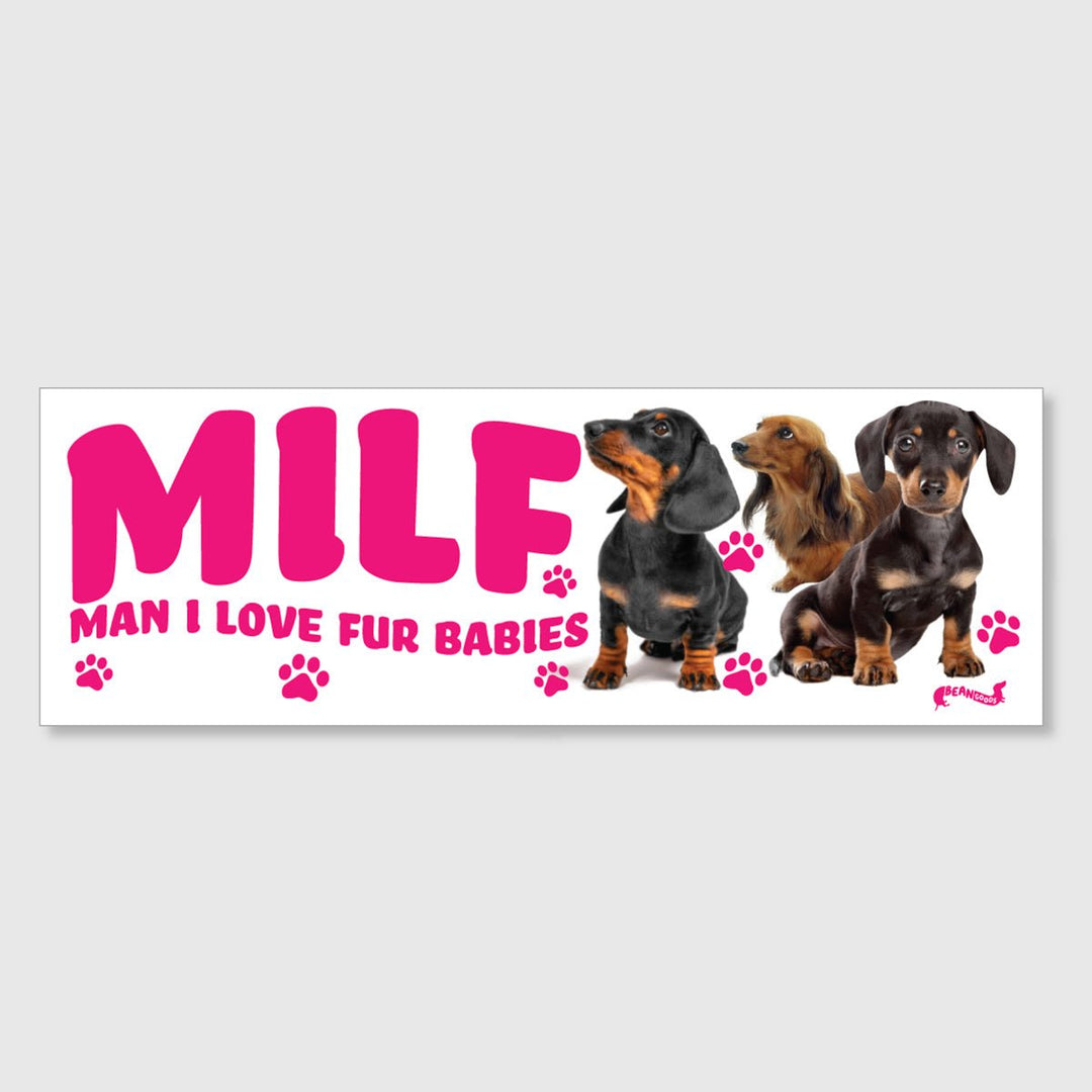 MILF Bumper Sticker For Car – bean goods