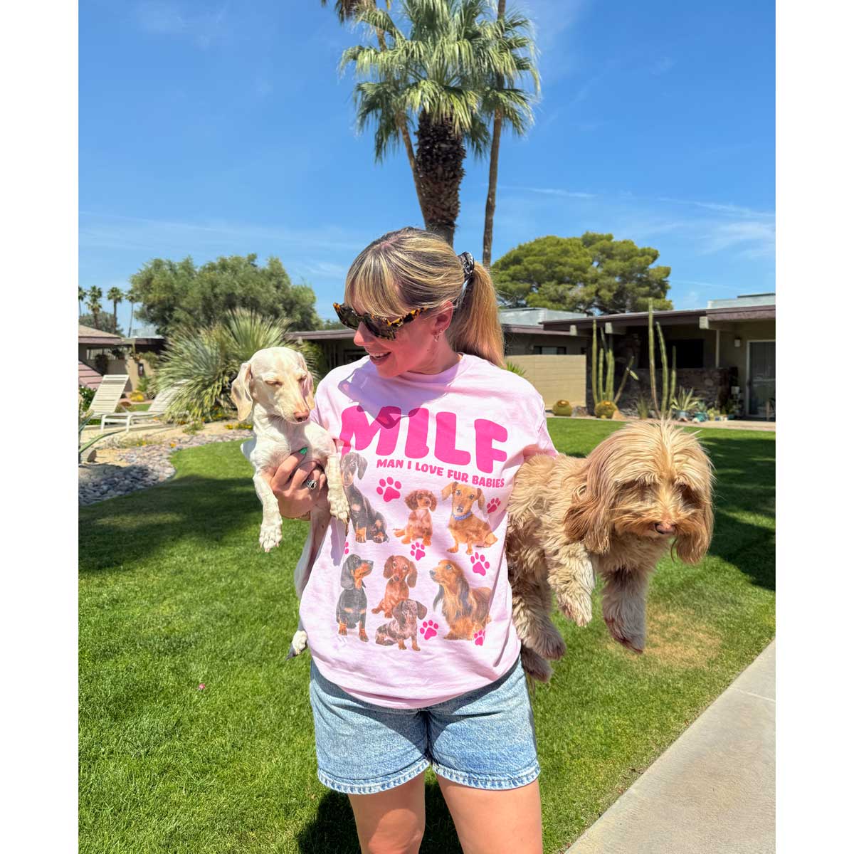 Dachshund Inspired Clothing | MILF Unisex Tee – bean goods
