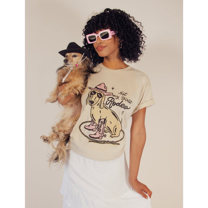 not my first rodeo unisex tee | desert dust - bean goods