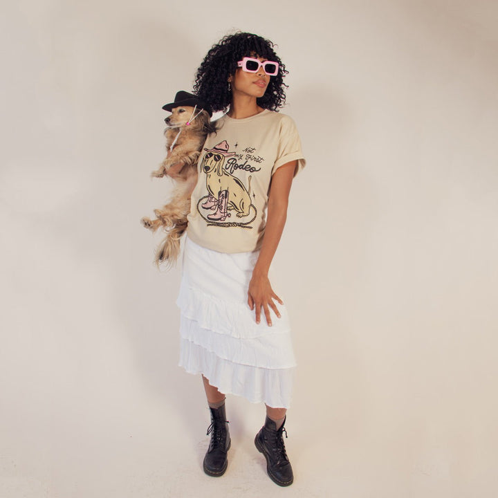 not my first rodeo unisex tee | desert dust - bean goods