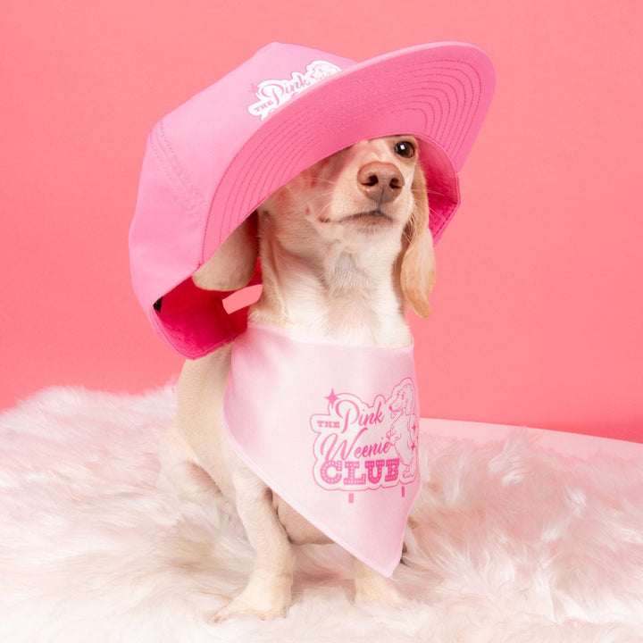 pink weenie club hat - bean goods