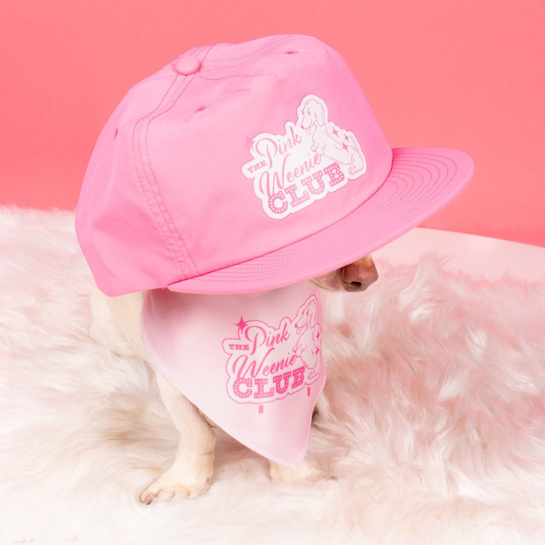 pink weenie club hat - bean goods