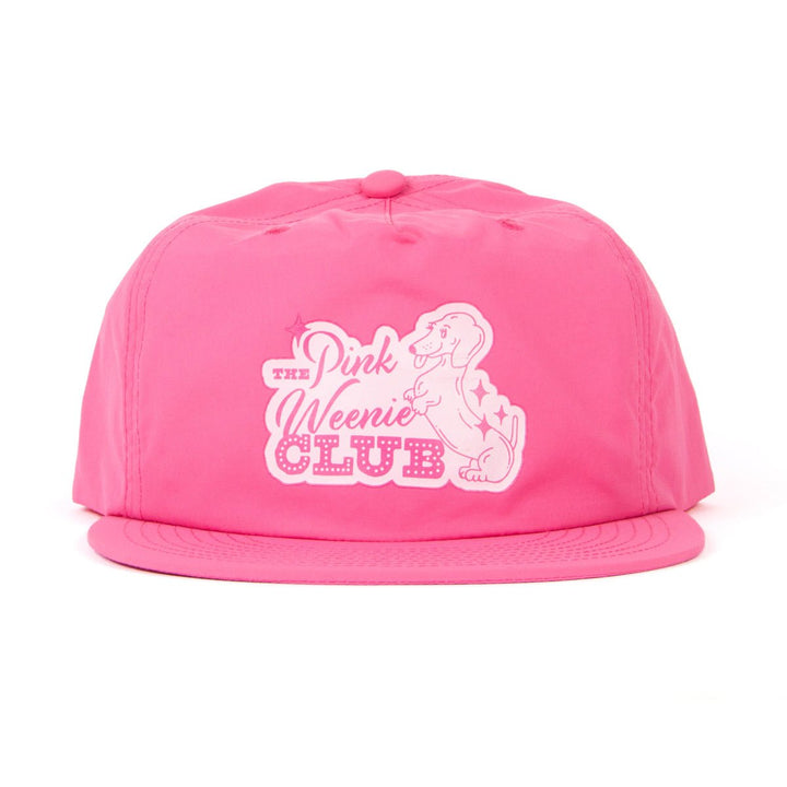 pink weenie club hat - bean goods